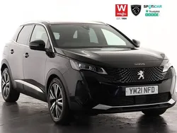 Black Used 2021 Peugeot 3008 Premium Hatchback | £19,099 (Fair price)