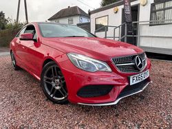 Red Used 2015 Mercedes E220 AMG line Coupe | £7,995 (Fair price)