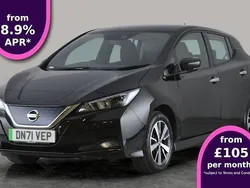 Black Used 2021 Nissan Leaf Acenta Hatchback | £8,650 (Super price)