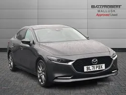 Grey Used 2022 Mazda 3 Inclusive Sedan | £17,495 (Fair price)