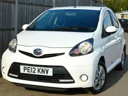 White Used 2012 Toyota Aygo Hatchback | £3,749 (Fair price)