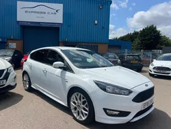 White Used 2018 Ford Focus ST-Line Hatchback | £8,675 (Good price)