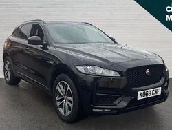 Black Used 2018 Jaguar F-Pace R-Sport SUV | £17,360 (Fair price)