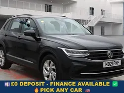 Black Used 2021 VW Tiguan S SUV | £15,149 (Good price)