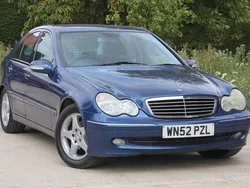 Blue Used 2002 Mercedes C200 Avantgarde Sedan | £1,295 (Fair price)