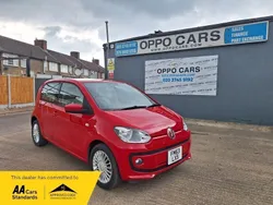 Red Used 2013 VW up! Hatchback | £6,495 (Fair price)