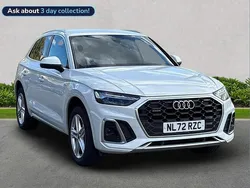 White Used 2022 Audi Q5 S-Line SUV | £30,260 (Fair price)