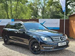 Black Used 2013 Mercedes C250 AMG Estate | £7,700 (Fair price)