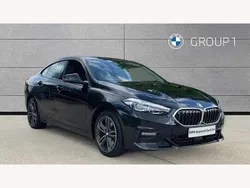 Black sapphire metallic paint Used 2023 BMW 218 Sport Line Coupe | £23,150 (Fair price)