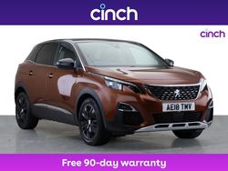 Bronze Used 2018 Peugeot 3008 GT-line Hatchback | £9,399 (Fair price)