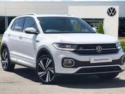 White Used 2021 VW T-Cross R-line SUV | £17,999 (Fair price)