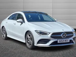 White Used 2021 Mercedes CLA200 AMG Line Premium Plus Sedan | £26,550 (A bit pricey)
