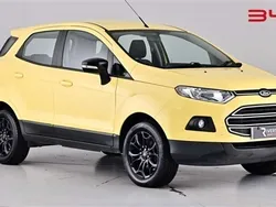 Yellow Used 2017 Ford Ecosport Zetec SUV | £5,290 (Good price)