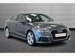 Grey Used 2018 Audi A3 S-Line Sedan | £14,150 (Fair price)