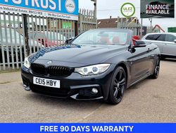 Black Used 2015 BMW 420 M Sport Cabriolet | £13,495 (Fair price)