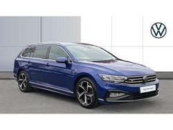 Blue Used 2022 VW Passat R-line Estate | £20,726 (A bit pricey)