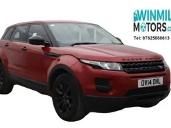 Red Used 2014 Land Rover Range Rover evoque Pure SUV | £5,295