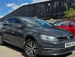 Grey Used 2018 VW Golf VII SE Hatchback | £10,100 (Fair price)