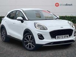 Premium paint frozen white Used 2023 Ford Puma Gen-E Titanium SUV | £15,309 (Good price)