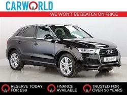 Black Used 2018 Audi Q3 S-Line SUV | £11,990 (Fair price)