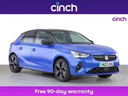 Blue Used 2022 Vauxhall Corsa-e Elite Hatchback | £11,599 (Fair price)