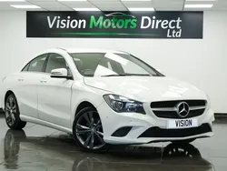 White Used 2015 Mercedes CLA220 Sedan | £7,240 (Super price)