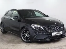 Black Used 2016 Mercedes A200 AMG line Hatchback | £9,475 (Fair price)
