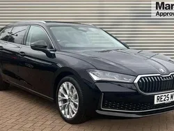 Midnight black metallic Used 2025 Skoda Superb SE L Estate | £31,950 (Expensive)