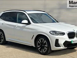 White Used 2022 BMW iX3 M Sport SUV | £24,600 (Good price)