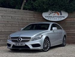 Silver Used 2018 Mercedes CLS220 AMG line Sedan | £10,995 (Fair price)