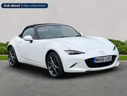 White Used 2016 Mazda MX5 Inclusive Cabriolet | £16,199 (Fair price)