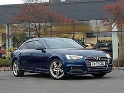 Blue Used 2017 Audi A4 S-Line Sedan | £16,498 (A bit pricey)