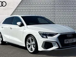 White Used 2023 Audi A3 S-Line Hatchback | £23,226 (Fair price)