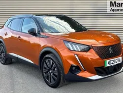 Orange Used 2021 Peugeot e-2008 Premium SUV | £13,875 (Fair price)