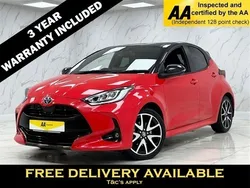 Orange Used 2021 Toyota Yaris Edition Hatchback | £18,395 (Fair price)