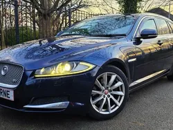 Blue Used 2014 Jaguar XF Sportbrake Premium Luxury Estate | £7,990 (A bit pricey)