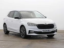 Moon white metallic black magic pearl effect Used 2024 Skoda Fabia Monte Carlo Hatchback | £19,995 (Expensive)