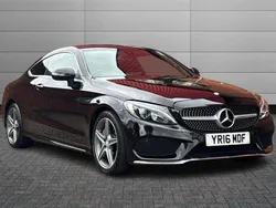 Black Used 2016 Mercedes C250 AMG Line Premium Coupe | £16,495 (Fair price)