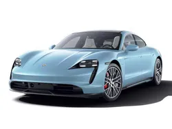 Frozen blue metallic Used 2021 Porsche Taycan 4S Sedan | £46,800
