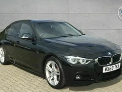 Black sapphire metallic paint Used 2018 BMW 320 M Sport Sedan | £17,806 (Fair price)