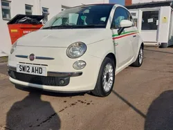 White Used 2012 Fiat 500 Lounge Cabriolet | £3,495 (Fair price)