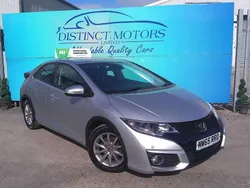 Silver Used 2015 Honda Civic SE Plus Hatchback | £6,249 (Fair price)