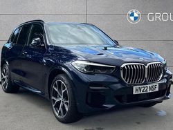Tanzanite blue Used 2022 BMW X5 M Sport SUV | £46,989 (Super price)