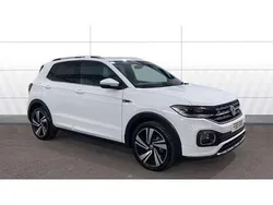 White Used 2019 VW T-Cross R-line SUV | £17,459 (Fair price)