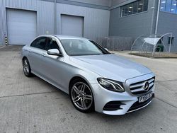 Silver Used 2016 Mercedes E220 AMG line Sedan | £13,995 (Fair price)