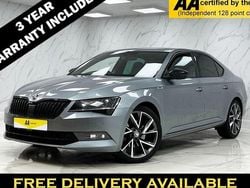 Grey Used 2018 Skoda Superb SportLine Hatchback | £11,795 (Fair price)