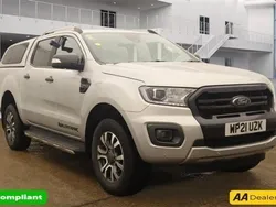 Silver Used 2021 Ford Ranger Wildtrack Pickup | £21,959 (Fair price)