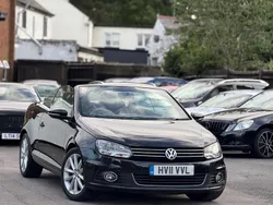 Black Used 2011 VW Eos SE Cabriolet | £2,495 (Super price)