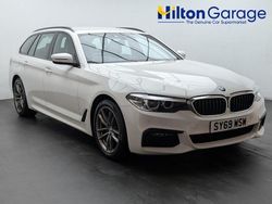 White Used 2020 BMW 520 M Sport Estate | £19,600 (Good price)