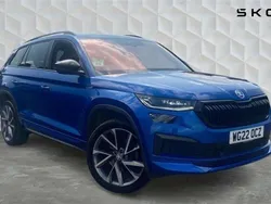 Blue Used 2022 Skoda Kodiaq SportLine SUV | £28,000 (Fair price)